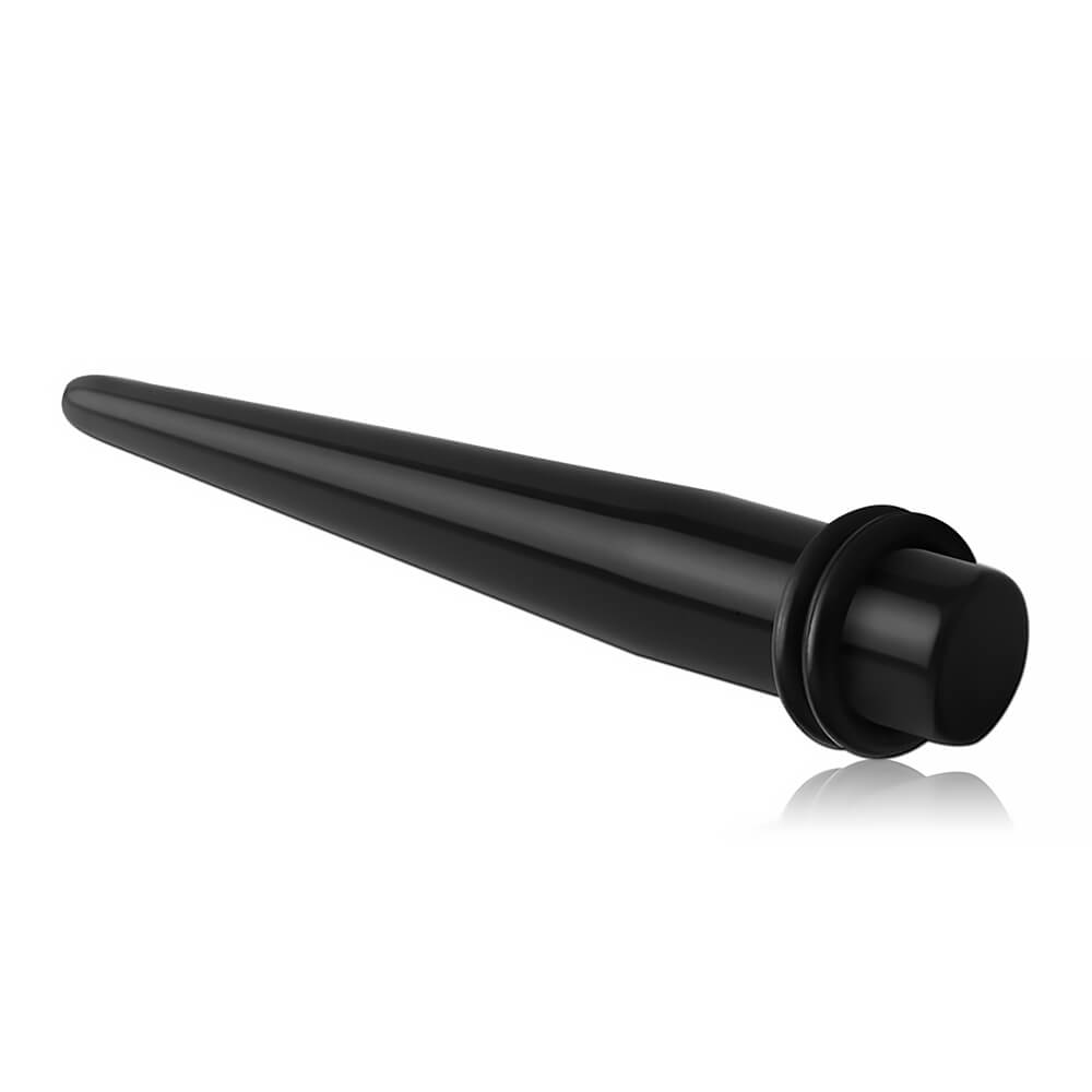 Élargisseur Spirale Acrylique Rouge - Diamètre 2.5 Mm, Pour Piercing Lobe, Utilisation Avec Lubrifiant