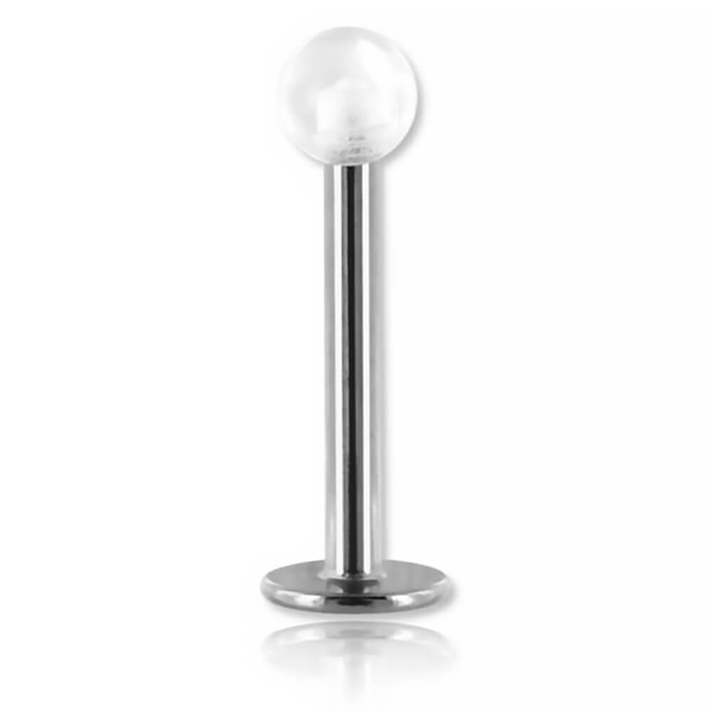 Micro labret acier avec boule fluo unie - Imagen 10 de 12